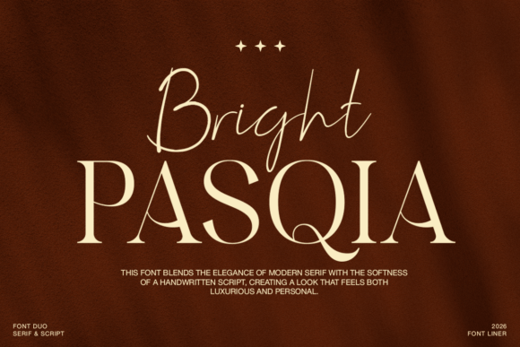 Bright Pasqia: A Sophisticated Serif Font for Modern Branding