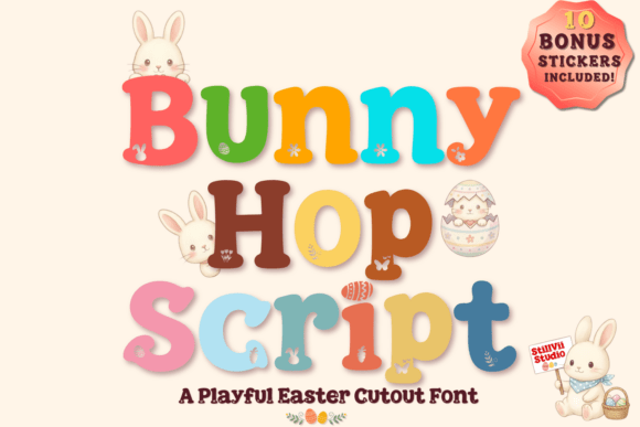 Bunny Hop Script: A Playful Font for Creative Editorial Design