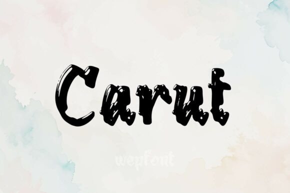 Carut: A Brush Script Font for Elegant Editorial Design