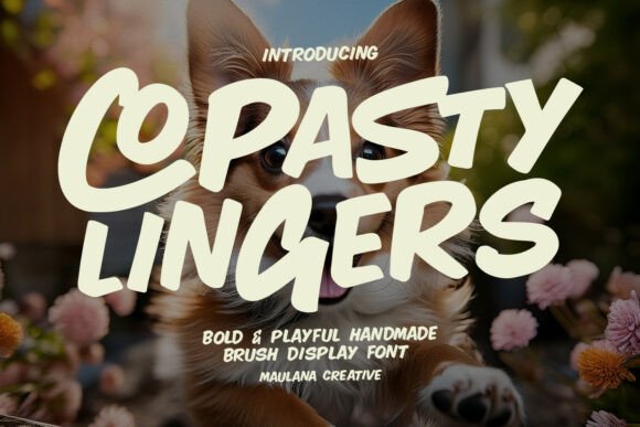 Copasty Lingers: A Bold Script Font for Creative Projects