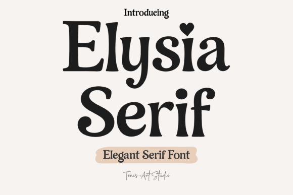 Elysia Serif: A Modern Serif Font for Elegant Brand Identities
