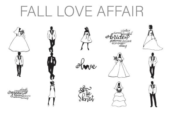Fall Love Affair Dingbats: A Sophisticated Script Font for Elegant Editorial Design