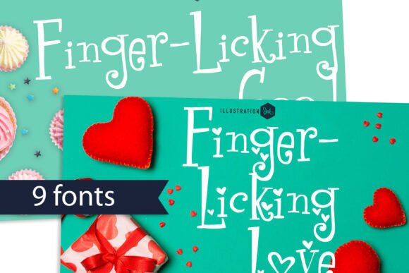 Finger Licking: A Whimsical Serif Font for Creative Projects