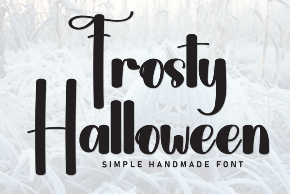 Frosty Halloween: A Handcrafted Script Font for Editorial Charm