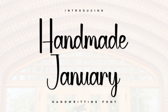 Handmade January: A Sporty Handwritten Font for Digital Branding and Web Design