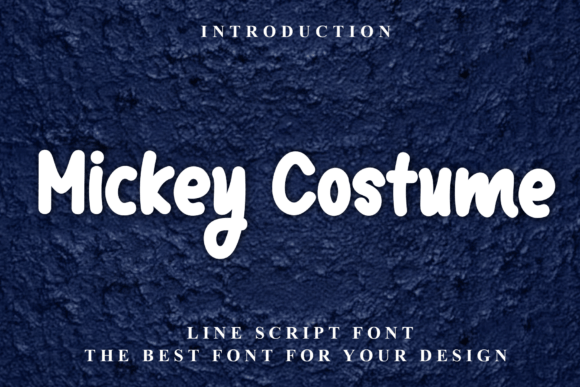 How Mickey Costume Font Transformed My Small Business Branding