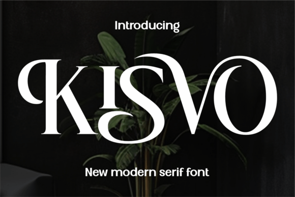 Kisvo: A Luxurious Serif Font for Makers and Creative Sellers