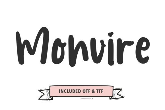 Monvire: A Bold Script Handwritten Font for Modern Web Design