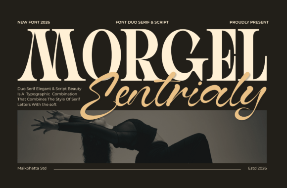 Morgel Eentrialy: A Sophisticated Serif Font for Elegant Editorial Design