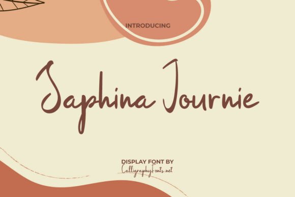 Saphina Journie: A Lively Handwritten Font for Casual Branding and Digital Campaigns