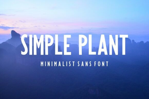 Simple Plant Font: A Clean Sans Serif for Professional Branding