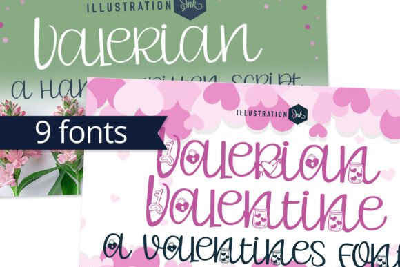 Valerian Valentine: A Decorative Font That Elevates Small Business Branding