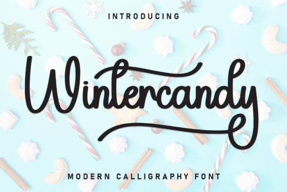 Wintercandy: A Whimsically Sophisticated Handwritten Font for Editorial Design